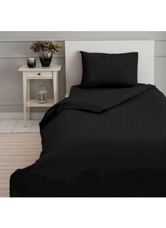 Buy Tulip (Charcoal) Single Size Duvet Cover (165 x 245 + 30 Cm-Set of 1 Pc) 100% Cotton, Soft and Luxurious Hotel Quality Bed linen-300 TC in UAE