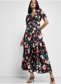 Buy Floral Print Dress in UAE