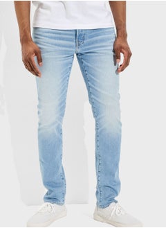 Buy Light Wash Slim Fit Jeans in Saudi Arabia