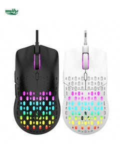 اشتري G701 Wired 6 Keys Mouse Colorful Lighting Gaming and Office متوافق مع نظام Microsoft Windows و Apple iOS في الامارات