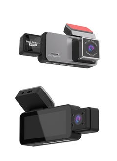 اشتري 2024 new driving recorder APP connected car ultra-high definition ultra-large angle front and rear double recording free line panorama. في الامارات