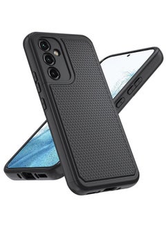 Buy Samsung Galaxy A54 5G Case, Dual Layer Silicone Full Shockproof Protective Case, Rugged Heavy Duty Durable Cell Phone Cover, Soft Slim Non Slip Textured Back for Samsung Galaxy A54 5G - Black in Saudi Arabia