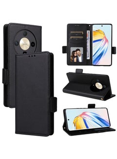 Buy Phone Case Compatible with Honor X9b with Card Holder Flip Case PU Leather Phone Wallet Case Shockproof Protective Cover in Saudi Arabia
