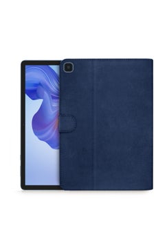 Buy PU Leather Magnetic Closure Flip Case Cover For Honor Pad X8/Honor Pad X8 Lite 2022 Navy Blue in Saudi Arabia