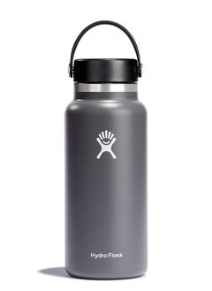 Buy 32 oz Wide Mouth with Flex Cap Stainless Steel Reusable Water Bottle - Vacuum Insulated, Dishwasher Safe, BPA-Free, Non-Toxic in Saudi Arabia