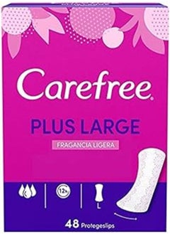 Buy Carefree Salvaslip Plus Large Light Fragrance 48 Count 180 g in Egypt