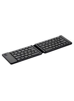 Buy Bluetooth Wireless Foldable Keyboard - English Black in UAE