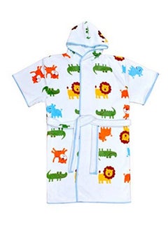 Buy Swimming Bath Gown For Kids Bath Gown For Baby Boys Baby Girls ; Swimming Gown For Kids (Bunny Hood Blue 23.5 Years(Medium)) in UAE