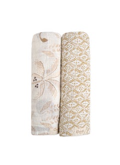 Buy 2 Pieces Kendi Swaddle Wraps in UAE