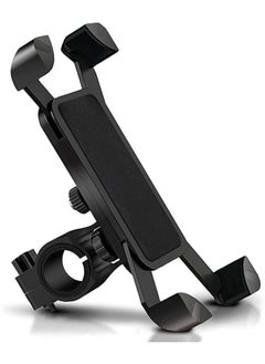 اشتري 360 Rotation Anti Shake Bike Cell Phone Holder Adjustable Universal Mountain Bicycle Motorcycle Phone Mount Stand Cradle Clamp Bike Handlebar Accessories في الامارات