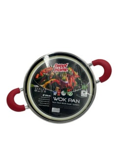 Buy Non-Stick Wok Pan 26Cm SH1193 in UAE