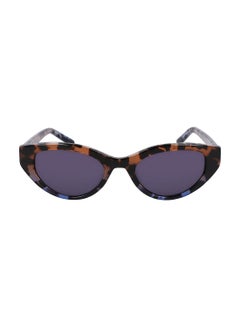 Buy Women's Oval Sunglasses - Blue - Lens Size: 51 Mm in UAE