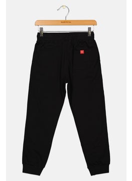 اشتري Kids Girl Drawstring Graphic Sweatpants, Black/Pink في الامارات