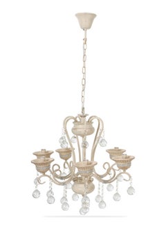 Buy Imperial Chandelier White/Gold 60x80 cm in UAE