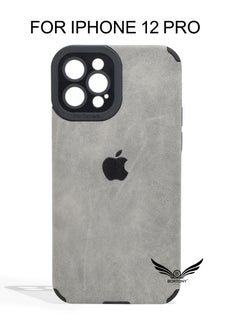 Buy iPhone 12 Pro Protective Case Unique Silicone Cover Shell Soft Microfiber Cushion Compatible With Apple iPhone 12 Pro in UAE