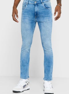 Buy Slim Fit Washed Jeans in UAE