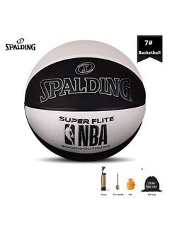 Buy Basketball Adult Game PU Material Genuine Leather Feel Standard Size NO.7 Ball For Indoor And Outdoor Games in UAE