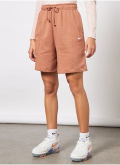 Buy NSW Essential Fleece High-Rise Shorts in Saudi Arabia