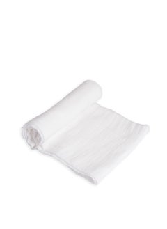 اشتري Cotton Muslin Swaddle Single White في الامارات