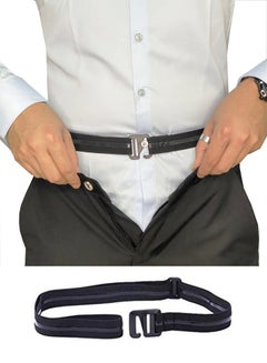 1 Pcs Men Shirt Stays Shirt Lock Belt,Shirt Stays Adjustable Elastic Shirt  Holder Keeps Shirt Tucked in for Men,Garter Belt Man Shirt Men's Shirts  Universal Men and Women Lock 105CM price in