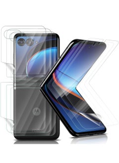 Buy Screen Protector Compatible for Motorola Razr+ 2023, 3 Sets 12 Packs Anti-Scratch Bubble-Free Screen Protector, Premium Quality Soft TPU (Not Glass) in UAE