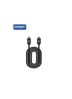 اشتري OTN-CC202  USB4 and Thunderbolt 4 data Charging Cable High-Speed Charging 100W 5A 20V 40Gbps في مصر