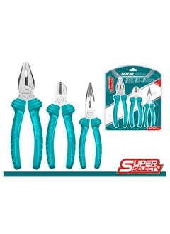 Buy TOTAL 3 Pcs Pliers Set THT1K0311 in Saudi Arabia