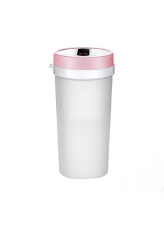 Buy Portable Electric Juicer Cup Outdoor Portable Fruit Stirring Cup Light Pink 1300mah in UAE