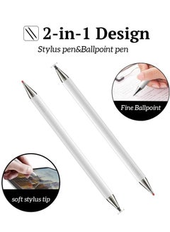 Buy 2 In 1 Passive Capacitive Stylus Drawing Writing Phone Pencil With Ballpoint Pen For iPad in Saudi Arabia
