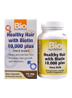 Buy BIO N HEALTHY HAIR W BIOTIN 10000PLUS 60'S in UAE