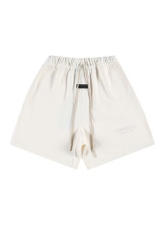 Buy FEAR OF GOD Essentials Silicone Sporty Mens Shorts Summer cloud white in Saudi Arabia