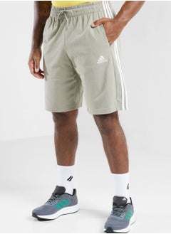 Buy 3 Stripe Essential Single Jersey Shorts in UAE