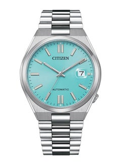 اشتري ساعة سيتيزن للرجال أوتوماتيكية، تسويوسا ميكانيكية NJ0151-88M تيفاني بلو، ساعة من زجاج الياقوت في الامارات