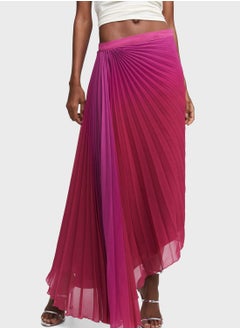 Buy Plisse High Waist Skirt in UAE