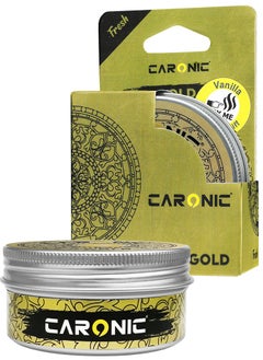 Buy Fresh Car Air Freshener Gold Scent Vanilla in UAE