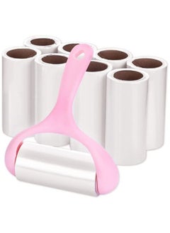 اشتري Lint Roller, lint remover for clothes, [1 handle + 9 rolls of paper] Super Sticky Pet Hair Remover Kit في الامارات