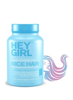 Buy Nice Hair Capsules Hair Vitamins 60'S in UAE