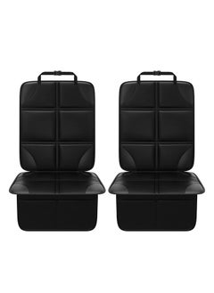 Buy Car Seat Protector, Non-Slip Padded Backing Will Not Leave Imprint, Thickest Carseat Seat Protector for Child Car Seat 2 Pack for SUV, Sedan, Truck, Leather Car Seat (Black) in Saudi Arabia