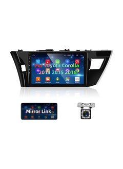 اشتري Android Car Stereo for Toyota Corolla 2014 2015 2016 1GB RAM 32GB ROM MirrorLink WiFi BT, 10 Inch IPS Touch Screen with Backup Camera Included في الامارات