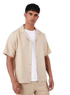 Buy Cotton-Blend Short-Sleeve Shirt in Egypt