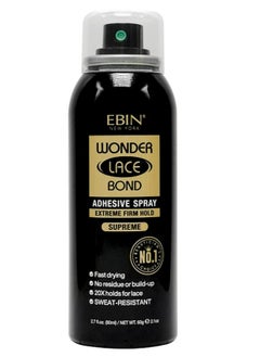 Buy Wonder Lace Bond Adhesive Spray Supreme Extreme Firm Hold 80 ML in UAE