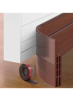 اشتري SKY-TOUCH Door Seal Strip Door Draft Stopper, Self Adhesive Soundproof Door Sweep Weather Stripping, Doors Draft Excluder for Blocking Bugs, Air, Dust في الامارات