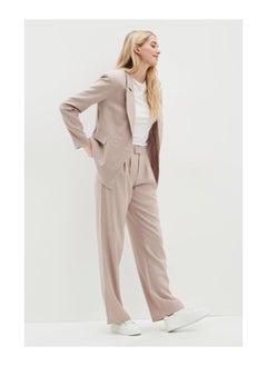 اشتري Pink Check Wide Leg Trousers في الامارات