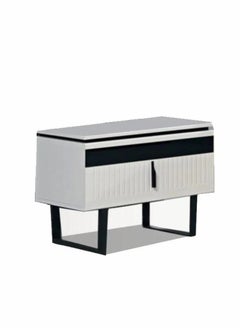 Buy Yildiz Double Nightstand - Modern Design, Egyptian Wood & Metal in Saudi Arabia