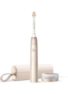 اشتري Philips Sonicare 9900 Prestige Rechargeable Electric Power Toothbrush with SenseIQ and AI-powered Sonicare app; Colour Champagne - HX9992/21 في الامارات