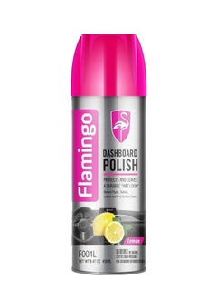 Buy Flamingo Dashboard Polish  Lemon Scent 450ml in Saudi Arabia