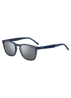 اشتري Men's Uv Protection Rectangular Shape  Sunglasses Hg 1306/S Grey 42 - Lens Size: 42.1 Mm - Blue في الامارات