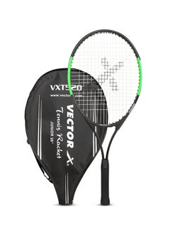 Buy VXT-520 Strung Tennis Racquet (Blue/Green,26-inch) |3/4 Cover in Saudi Arabia