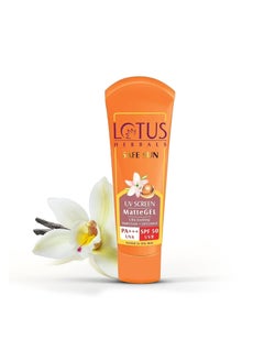 اشتري Lotus Herbals Safe Sun Uv Screen Matte Gel Spf 50| Pa+++, 30g (Pack of 1) في الامارات