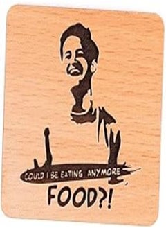 اشتري Laser Crafts Friends Food Logo Wood Fridge Magnet في مصر